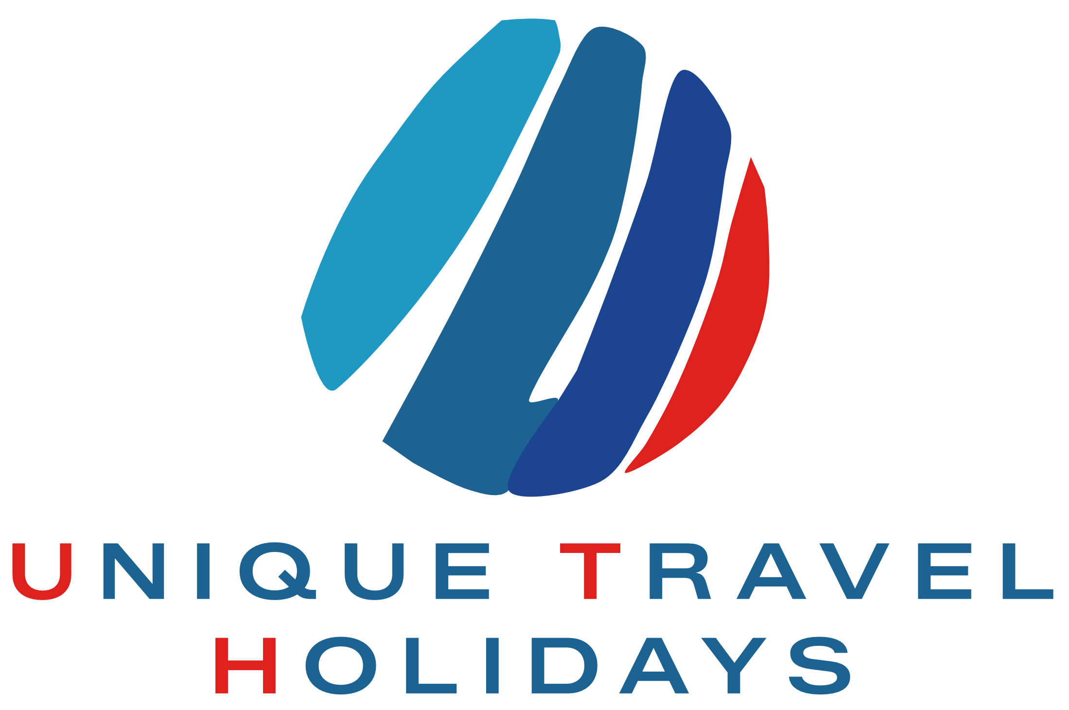 Unique travel holidays logo